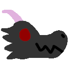 Doodle of a kobold head